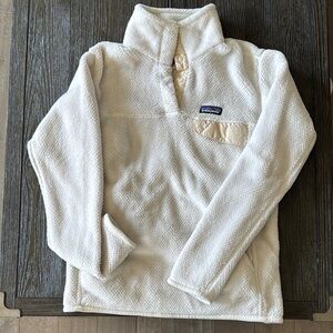 Patagonia White Fleece Pullover